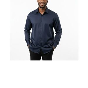 Men's Navy Dress Shirt